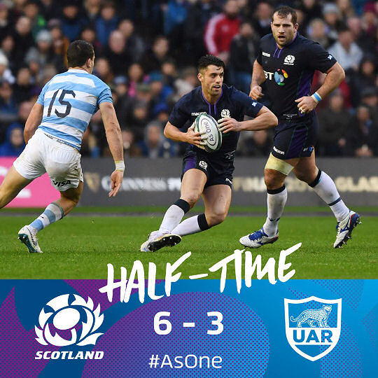 Scotland v Argentina HT AIs 2018